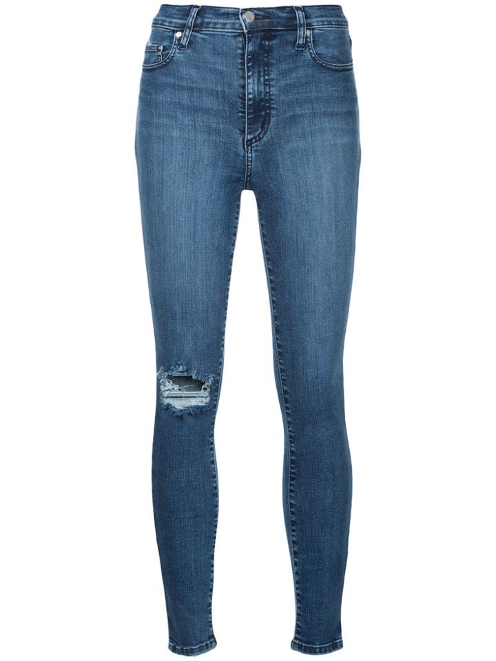 Nobody Denim Siren Skinny Ankle Intrigue Jeans - Blue