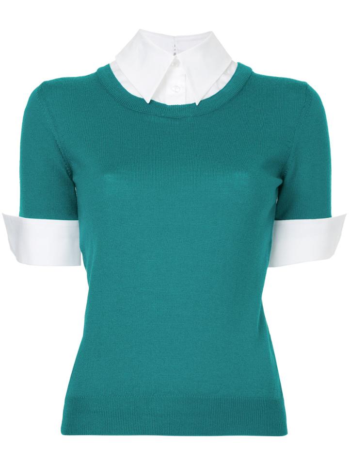 Mary Katrantzou Layered Look Top - Green