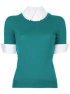 Mary Katrantzou Layered Look Top - Green
