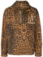 Sankuanz Leopard Print Windbreaker - Brown