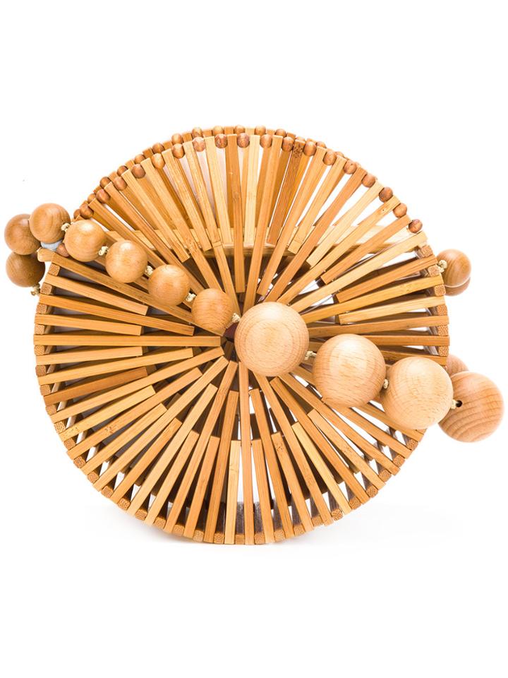 Cult Gaia Luna Shoulder Bag - Nude & Neutrals