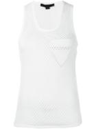 Alexander Wang Mesh Tank, Women's, Size: Medium, White, Cotton