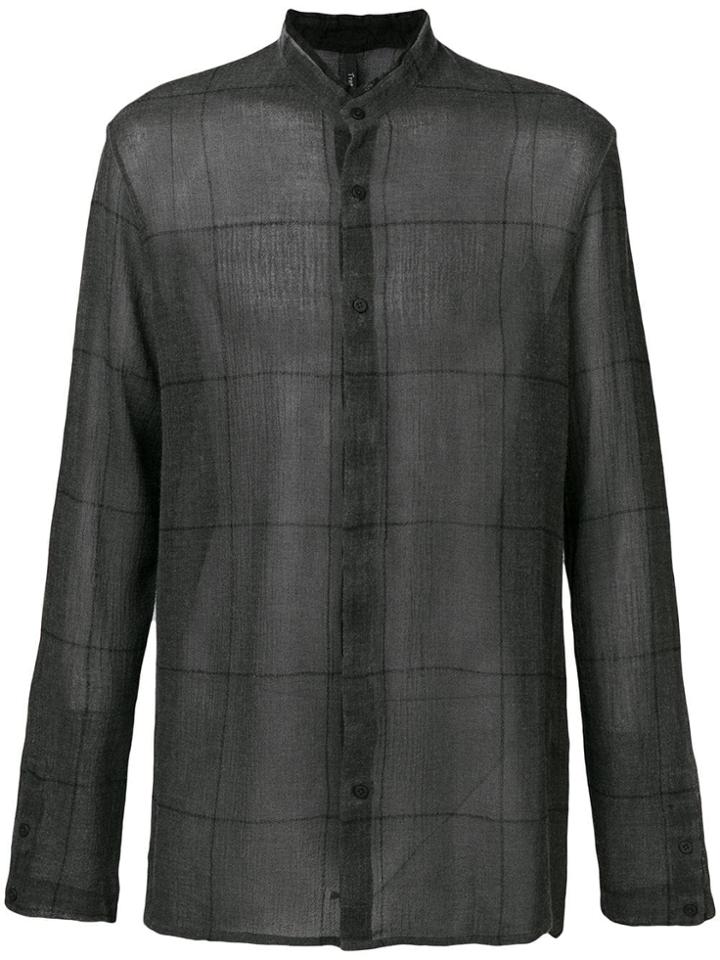 Transit Checked Shirt - Grey