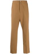 Gucci Cotton Poplin Trousers - Brown