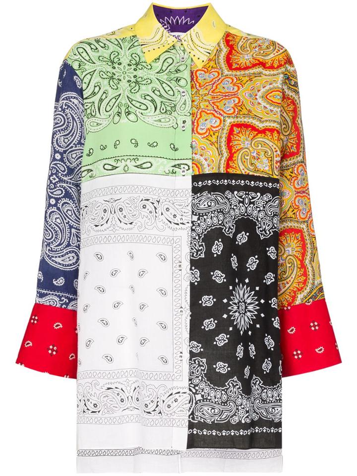Rave Review Electra Scarf Shirt - Multi