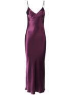 Gilda & Pearl 'sophia' Long Slip Camisole - Red