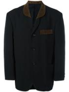 Yohji Yamamoto Vintage Corduroy Detail Jacket, Men's, Size: Medium, Blue