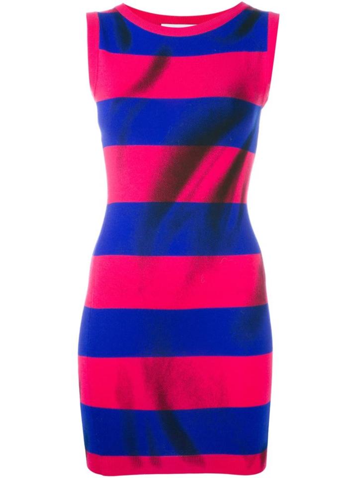 Moschino Trompe L'oeil Stripe Dress