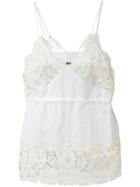 Mm6 Maison Margiela Negligee Style Vest Top - White
