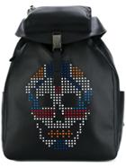 Alexander Mcqueen Skull-embellished Backpack - Black