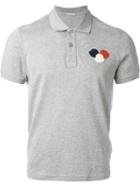 Moncler Logo Polo Shirt, Men's, Size: M, Grey, Cotton