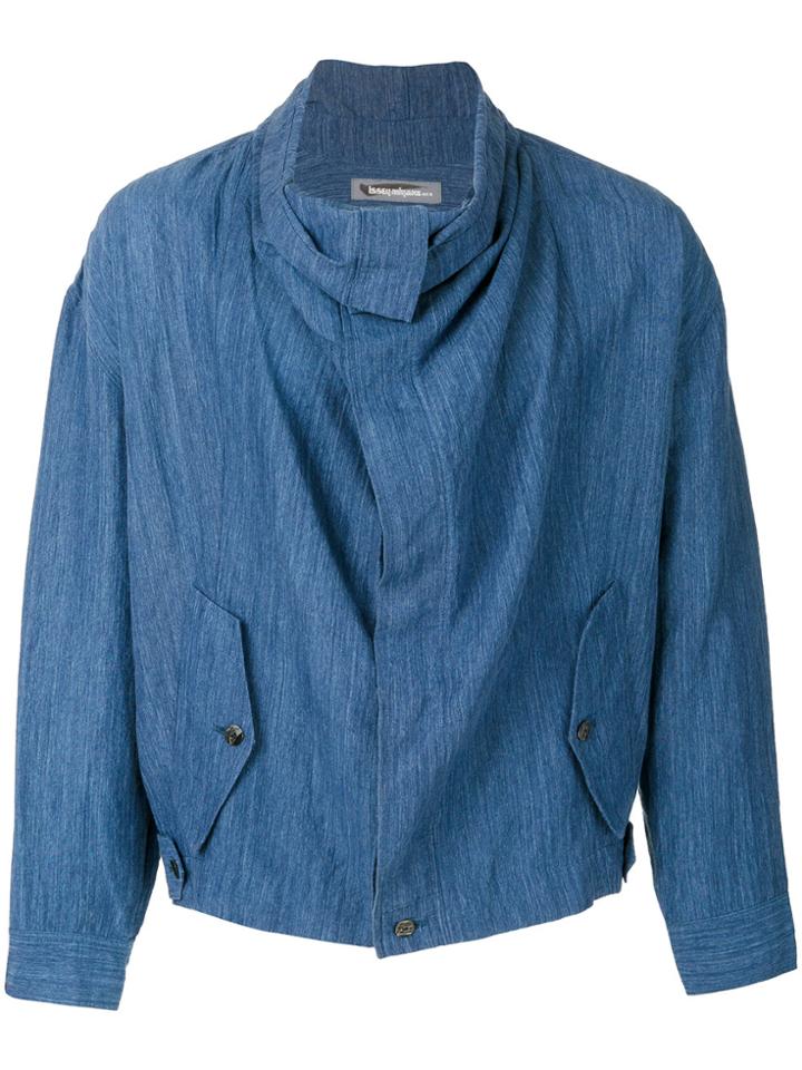 Issey Miyake Vintage Draped Top - Blue