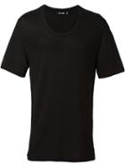 Blk Dnm Scoop Neck T-shirt, Men's, Size: Medium, Black, Viscose