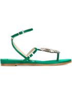 No21 Embellished Sandals - Green