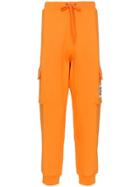 Burberry Logo Patch Track Pants - Orange