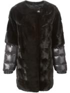 Liska Padded Sleeve Fur Coat