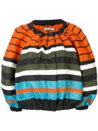 Mary Katrantzou Striped Bomber Jacket - Multicolour
