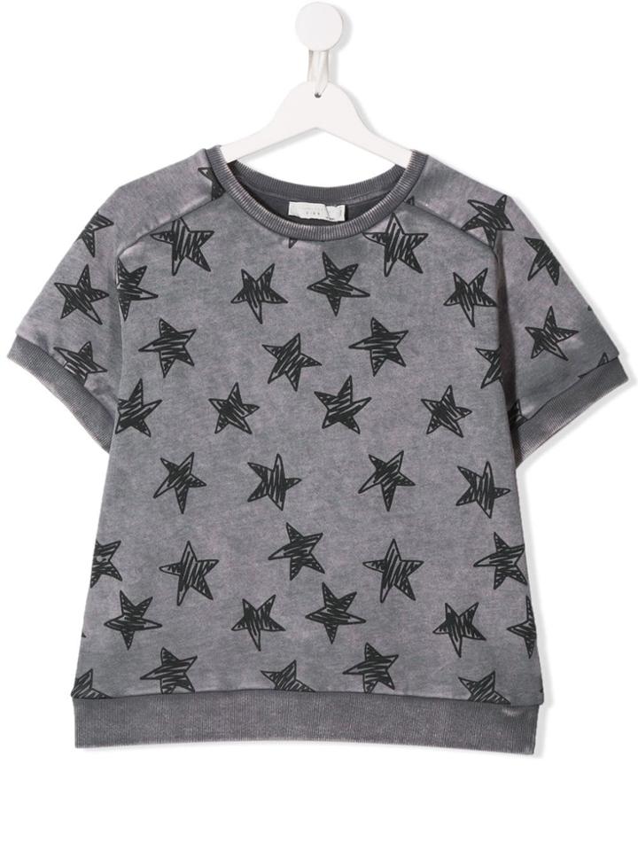 Stella Mccartney Kids Star Pattern Sweatshirt - Grey