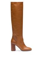 Miu Miu Pull-on Knee Length 85mm Boots - Brown