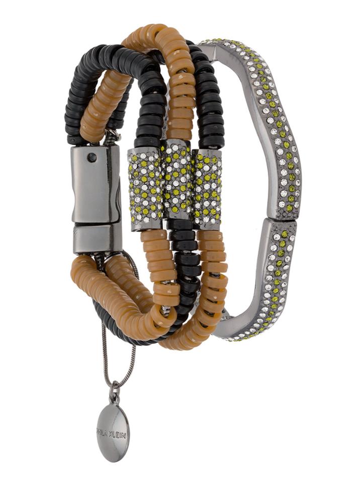 Camila Klein Resin Details Bracelet - Metallic
