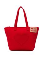 Love Moschino Logo Patch Tote - Red