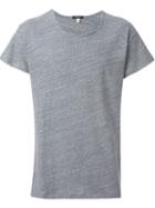 R13 Scoop Neck T-shirt, Men's, Size: Xs, Grey, Cotton/spandex/elastane
