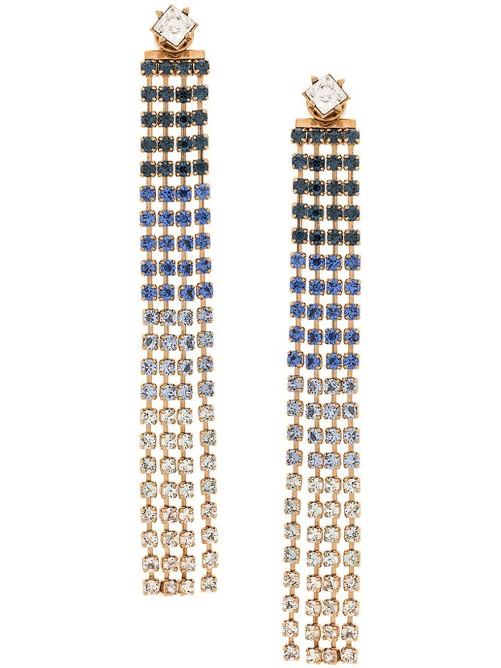 Jacquemus Long Hanging Earrings - Blue