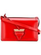 Loewe Barcelona Large Crossbody Bag, Women's, Red, Calf Leather