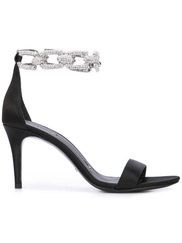 Stella Luna Strass Sandals - Black