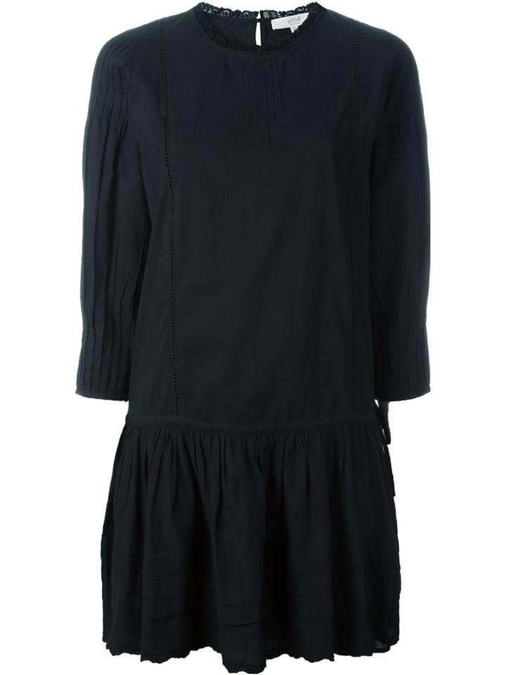 Vanessa Bruno Athé Scalloped Flared Hem Dress