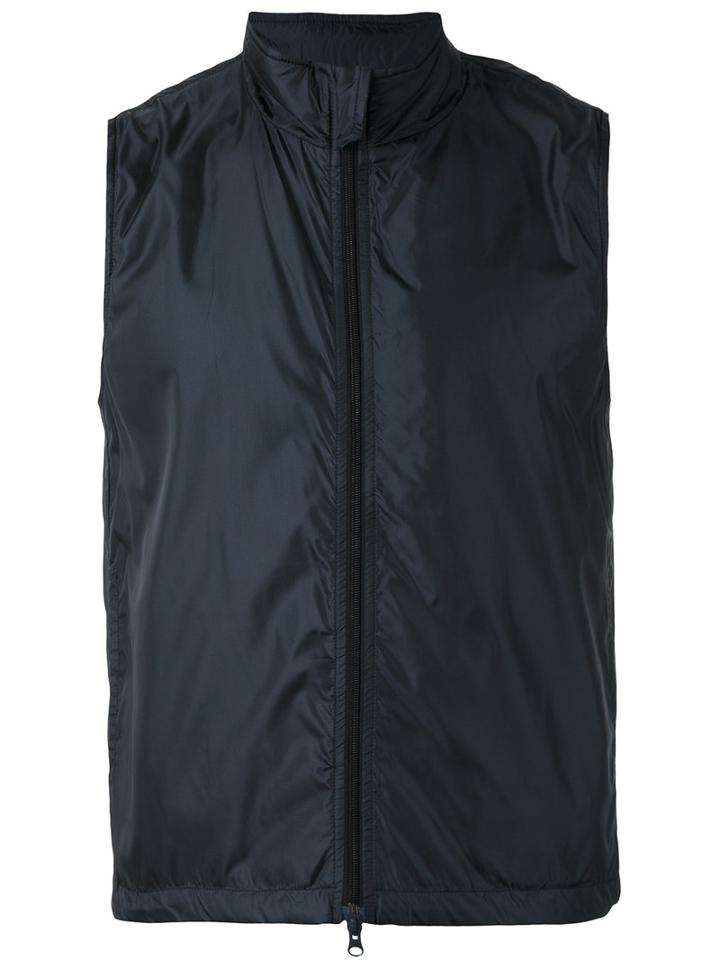 Aspesi - Zip Gilet - Men - Nylon/polyester - S, Blue, Nylon/polyester