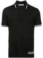 Givenchy Logo Print Polo Shirt - Black