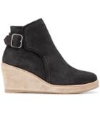 A.p.c. Wedged Ankle Boots - Black
