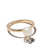 Delfina Delettrez 18kt White And Yellow Gold Two In One Diamond Ring -