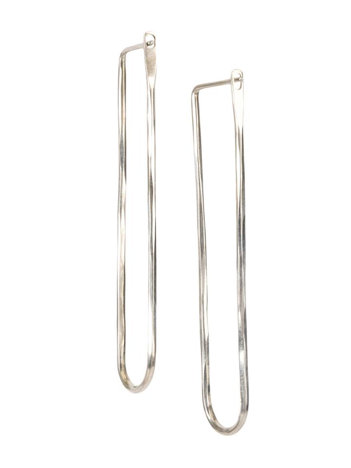 Werkstatt:münchen Loop Drop Earrings - Metallic