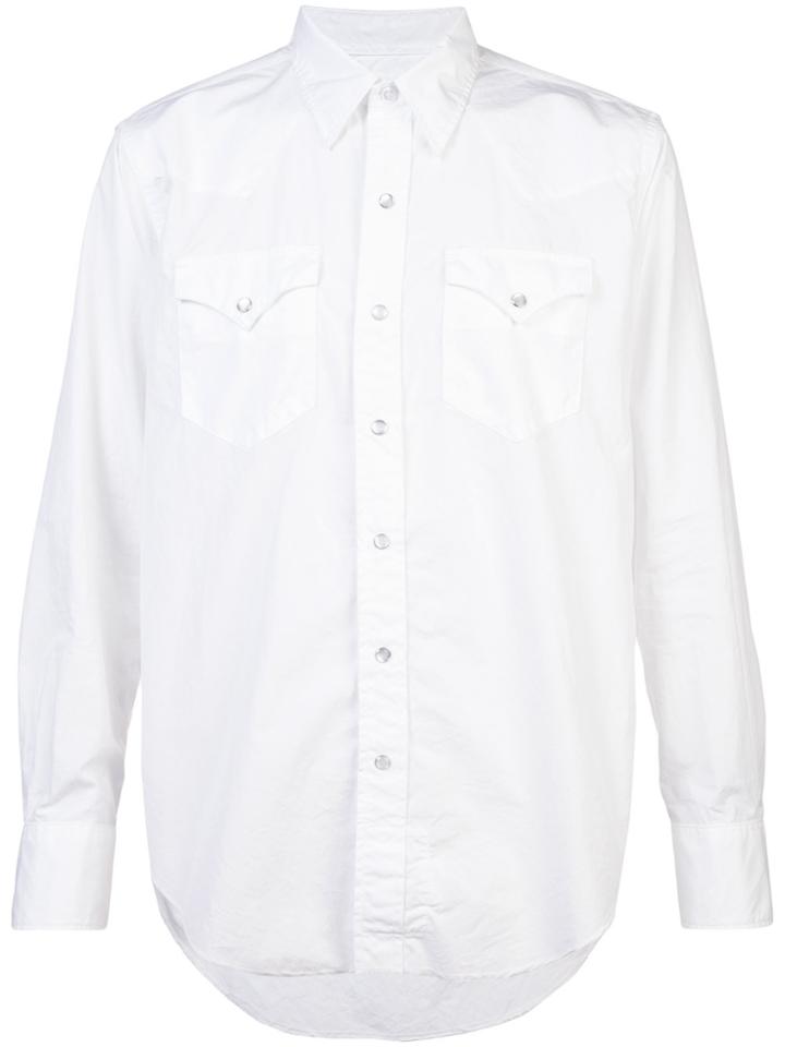 Engineered Garments Long-sleeve Fitted Shirt - White
