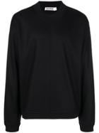 Jil Sander Round Neck Sweater - Black