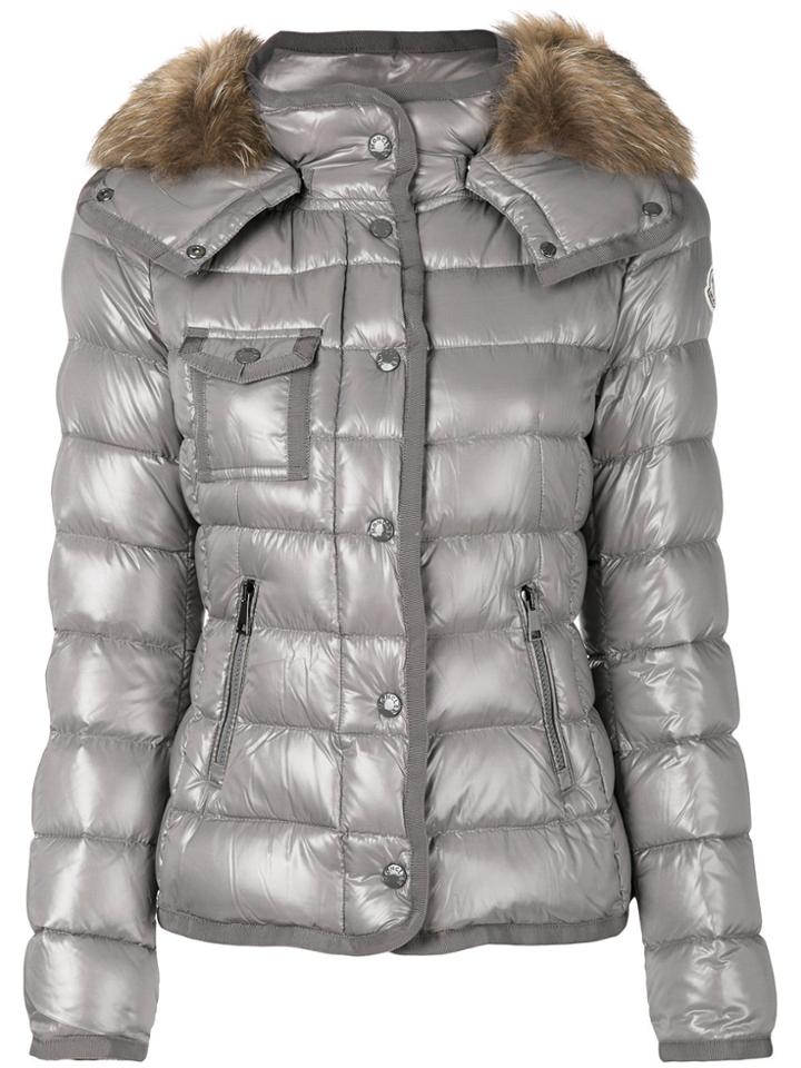 Moncler Hooded Padded Jacket - Grey