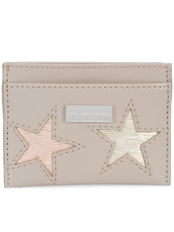 Stella Mccartney Stars Cardholder - Nude & Neutrals