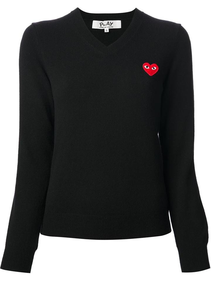 Comme Des Garçons Play V-neck Sweater
