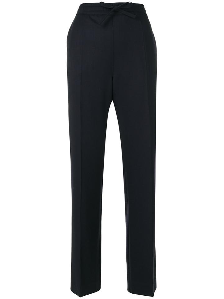 P.a.r.o.s.h. - Tapered Tailored Trousers - Women - Spandex/elastane/wool - M, Blue, Spandex/elastane/wool