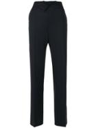 P.a.r.o.s.h. - Tapered Tailored Trousers - Women - Spandex/elastane/wool - M, Blue, Spandex/elastane/wool