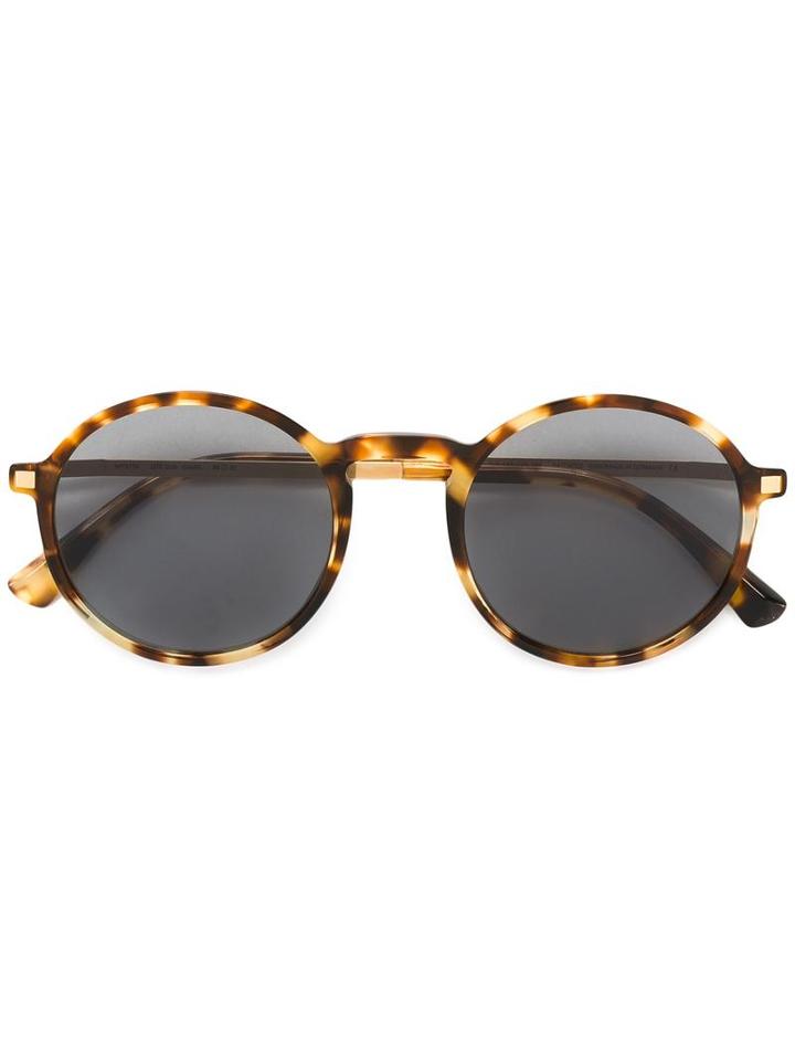 Mykita - 'kamik' Sunglasses - Women - Acetate/stainless Steel - One Size, Brown, Acetate/stainless Steel