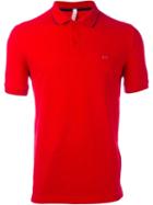 Sun 68 Logo Polo Shirt, Men's, Size: Medium, Red, Cotton/spandex/elastane