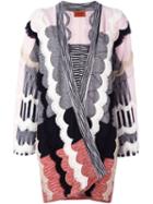 Missoni Relaxed Fit Cardi-coat, Women's, Size: 40, Pink/purple, Nylon/wool