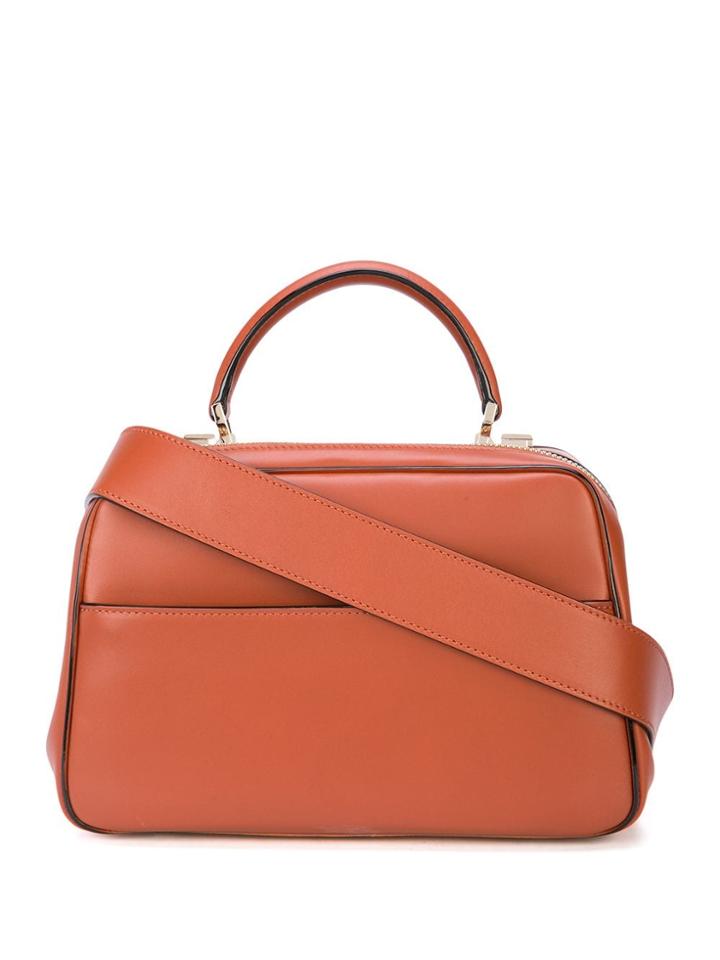 Valextra Serie S Medium Shoulder Bag - Brown