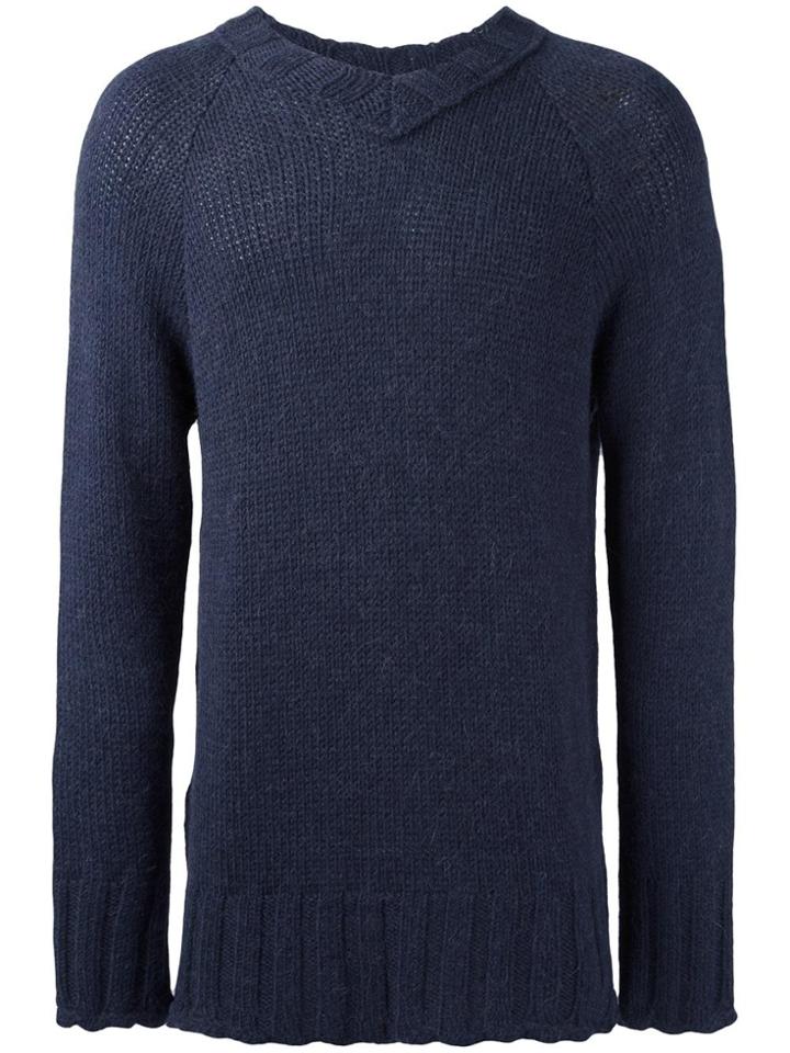Société Anonyme V-neck Jumper - Blue