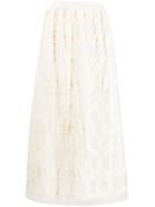 Ermanno Scervino Gonna Lace Midi Skirt - White