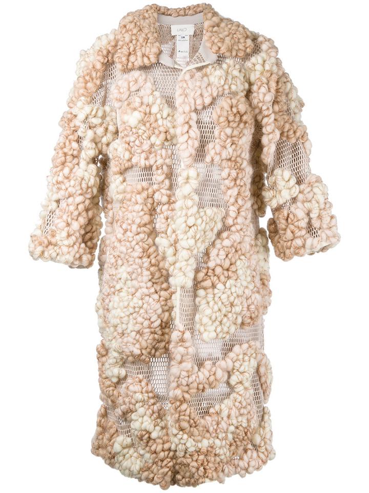 Lalo Tweed Coat, Women's, Size: Small, Brown, Polyester