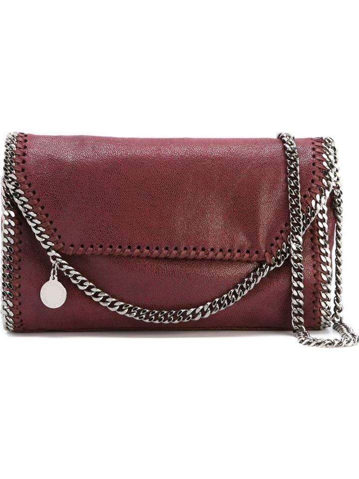 Stella Mccartney 'falabella Shaggy Deer' Crossbody Bag, Women's, Pink/purple, Polyester/metal (other)